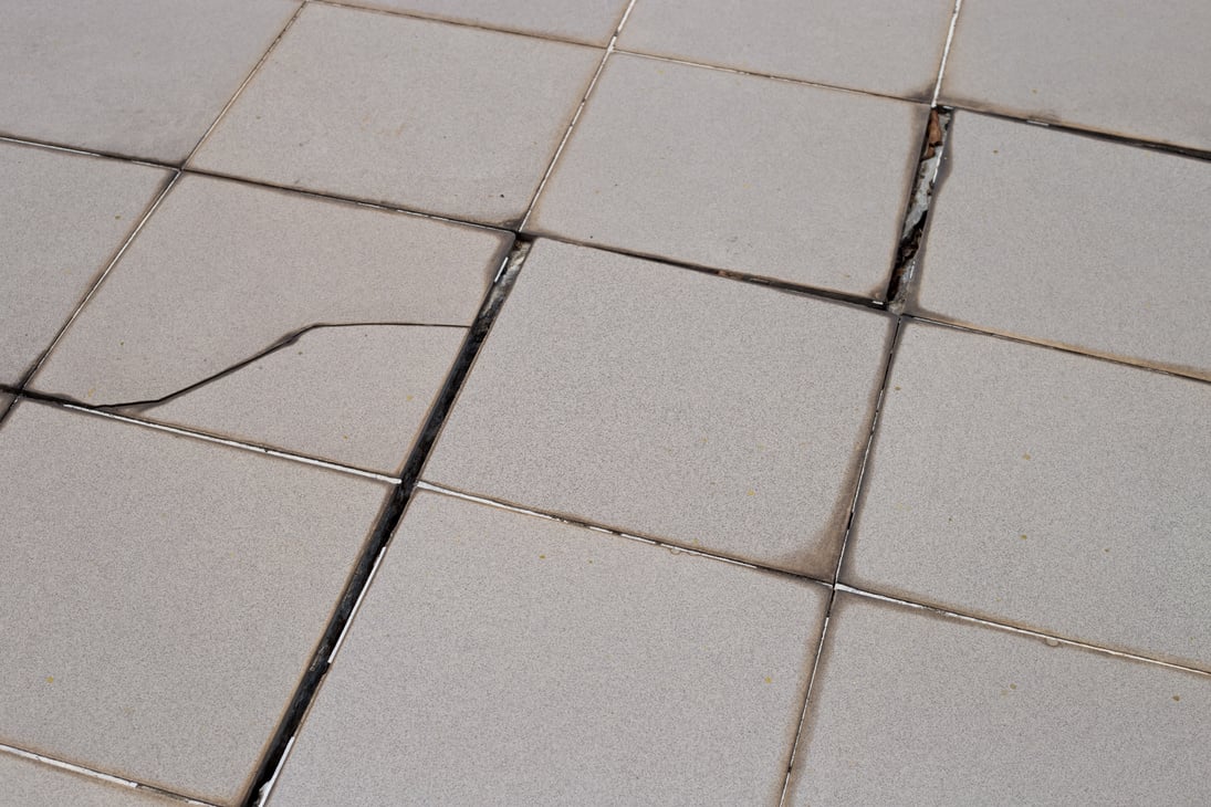 broken floor